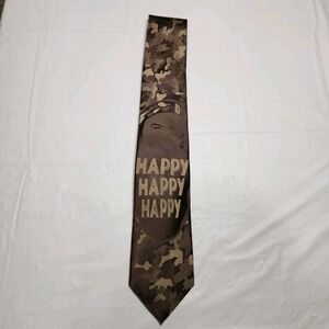 Duck Dynasty Phil Robertson "Happy Happy Happy" Men's Necktie NWT‎